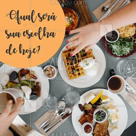 posts, legendas e frases de à la carte & self service para whatsapp, instagram e facebook: Aqui temos várias opções de pratos para você se deliciar! #restaurantes #ahazoutaste #gastronomia