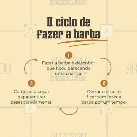 posts, legendas e frases de barbearia para whatsapp, instagram e facebook: E aí, em qual das fases você está agora? 🤣🤣 Deixe aqui nos comentários! 👇🏻
#AhazouBeauty #barba  #barbearia  #barbeiro  #barbeiromoderno  #barbeirosbrasil  #barber  #barberLife  #barberShop  #barbershop  #brasilbarbers  #cuidadoscomabarba 