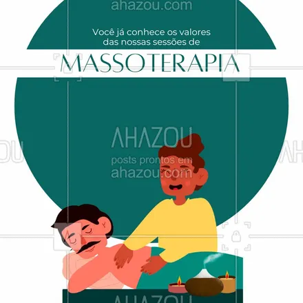 posts, legendas e frases de massoterapia para whatsapp, instagram e facebook: Agora que você já sabe, entre em contato conosco e agende já aquela massagem que você tanto quer! #AhazouSaude #massagem  #massoterapeuta  #massoterapia #preço #tabelo