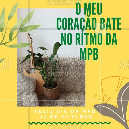 posts, legendas e frases de música & instrumentos para whatsapp, instagram e facebook: Um rítmo genuinamente brasileiro. #AhazouEdu  #professordemusica #MPB 