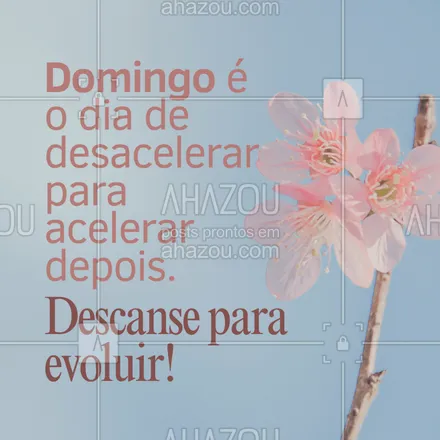 posts, legendas e frases de posts para todos para whatsapp, instagram e facebook: Valorize seu descanso, pois ele é a base para seu crescimento e sucesso.
#domingo #descanso #motivacao #crescimento #frasesmotivacionais