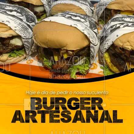 posts, legendas e frases de hamburguer para whatsapp, instagram e facebook: Peça hoje nossos hambúrgueres artesanais.
Você merece comer essa delicia.
#ahazoutaste #artesanal  #burger  #burgerlovers  #hamburgueria  #hamburgueriaartesanal 