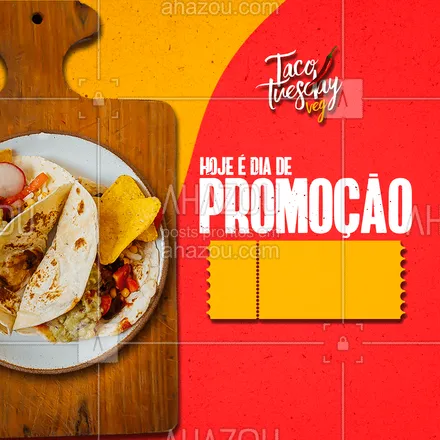 posts, legendas e frases de cozinha mexicana para whatsapp, instagram e facebook:  No dia oficial do taco que tal aproveitar essa promoção????
#ahazoutaste  #comidamexicana #cozinhamexicana #vivamexico #texmex #tacos #promocao #vegetariano #veg #govegan