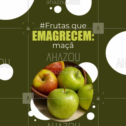 posts, legendas e frases de hortifruti para whatsapp, instagram e facebook: Você sabia que a maçã é uma excelente opção de fruta para o seu processo de emagrecimento? Por ser rica em antioxidantes, ela combate os radicais livres que fazem mal ao seu corpo, regula os níveis do colesterol bom e ajuda no processo digestivo 🍎. #alimentacaosaudavel #hortifruti #organic #qualidade #vidasaudavel #ahazoutaste #frutas #dicas #frutasqueemagrecem #opçoes #dita #saudavel #dicasdefrutas