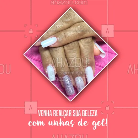 posts, legendas e frases de manicure & pedicure para whatsapp, instagram e facebook: Marque seu horário! Aqui você encontra pacotes personalizados e que cabem no seu bolso! #AhazouBeauty #beleza #unhas #nailart #manicure