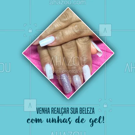 posts, legendas e frases de manicure & pedicure para whatsapp, instagram e facebook: Marque seu horário! Aqui você encontra pacotes personalizados e que cabem no seu bolso! #AhazouBeauty #beleza #unhas #nailart #manicure