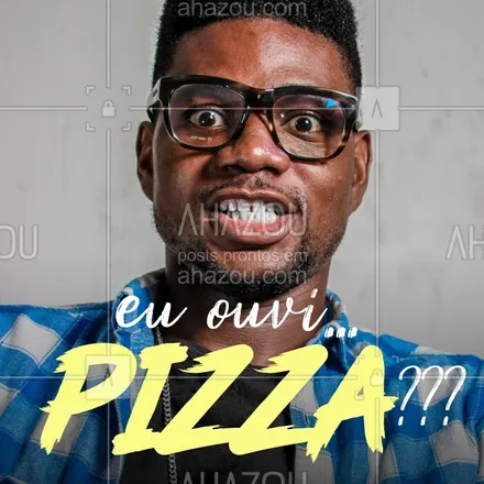 posts, legendas e frases de pizzaria para whatsapp, instagram e facebook: P-I-Z-Z-A ?❤️️ Não existe nada melhor! #pizza #pizzaria #ahazou #delivery #delicia 