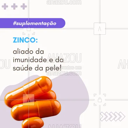 posts, legendas e frases de nutrição para whatsapp, instagram e facebook: 🛡️ O zinco é um mineral com múltiplos benefícios para o corpo. Ele fortalece o sistema imunológico, melhora a cicatrização e combate inflamações.
💡 Também é essencial para a saúde da pele, ajudando a controlar acne, oleosidade e fortalecer unhas e cabelos.
✨ Embora seja encontrado em diversos alimentos, a suplementação pode ser necessária para atender às necessidades individuais.
📩 Converse com um profissional para incluir o zinco na sua rotina de forma segura!
#Zinco #ImunidadeSaudável #BelezaDeDentroPraFora

