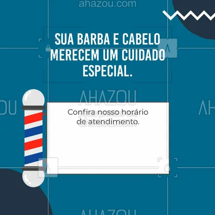 posts, legendas e frases de barbearia para whatsapp, instagram e facebook: Escolha seu horário, venha a nossa barbearia e deixa que a gente cuida do resto.?? #AhazouBeauty  #barbeirosbrasil #barbearia #barba #cuidadoscomabarba #barberShop