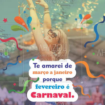 posts, legendas e frases de posts para todos para whatsapp, instagram e facebook: E Carnaval é festa de comemorar solteiro!
Em Março a gente conversa, e tá tudo bem. 😅
#ahazou #frasesmotivacionais #carnaval #frases #engracada
