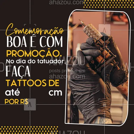 posts, legendas e frases de estúdios, tatuadores & body piercer para whatsapp, instagram e facebook: Aproveita e chama os migos para virem se rabiscar aqui. Estamos te esperando! 🤙🏻
#diadotatuador #tatuador #AhazouInk #estudiodetattoo  #flashday  #tattoo  #tatuagem  #tattoos 