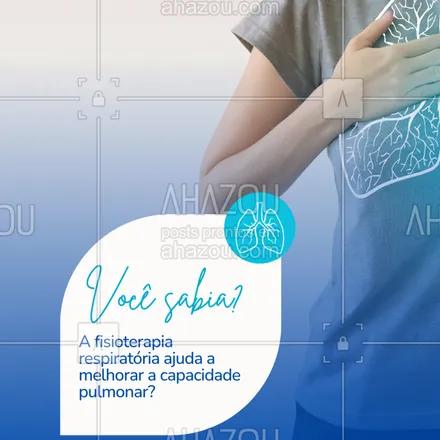 posts, legendas e frases de para whatsapp, instagram e facebook: Com técnicas específicas, a fisioterapia respiratória auxilia na expansão dos pulmões, melhora a oxigenação e facilita a respiração. Ideal para pacientes com doenças respiratórias ou em recuperação pós-cirúrgica. 🌱
Agende uma avaliação e respire melhor! 📞
#FisioterapiaRespiratória #SaúdePulmonar #RespiraçãoSaudável #CuideDaSuaSaúde