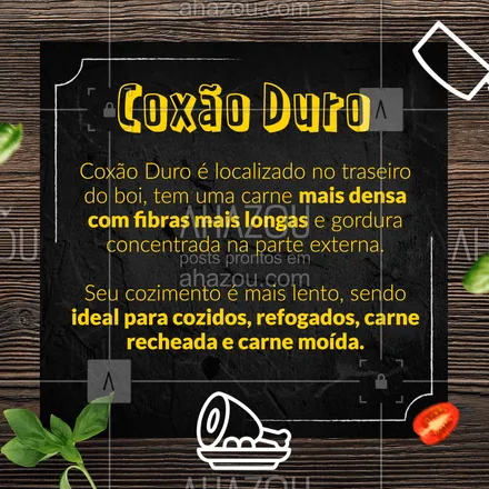 posts, legendas e frases de açougue & churrasco para whatsapp, instagram e facebook: Agora não tem mais desculpa na hora de comprar a carne para fazer seu prato especial hein ??! Aproveita e salva o post ?, para que sempre que a dúvida surgir, você já saiba onde consultar! #churrasco #ahazoutaste #carrosselahz #açougue #carne #coxãoduro #coxãomole #meatlover #foodlover #ahazoutaste 