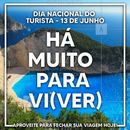 posts, legendas e frases de agências & agentes de viagem para whatsapp, instagram e facebook: Quanto você já explorou desse mundão? ?
Que tal explorar um pouco mais??
#AhazouTravel #diadoturista #turista #viajante #trip #traveller #viagem #viajar #promocao #desconto