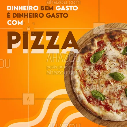 posts, legendas e frases de pizzaria para whatsapp, instagram e facebook: Não passe vontade, venha já provar nossa deliciosa  Pizza!Estamos te esperando! ?  #pizza #ahazou #food