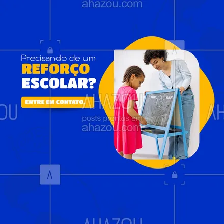 posts, legendas e frases de ensino particular & preparatório para whatsapp, instagram e facebook: As matérias estão difíceis e você precisa de uma ajuda para estudar? Entre em contato que nós damos reforço escolar. #convite #reforço #escolar #aulas #particulares #AhazouEdu