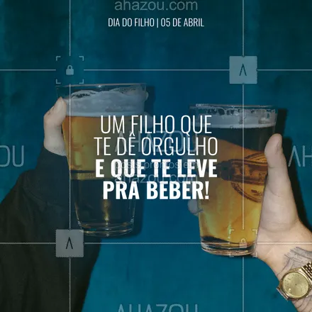 posts, legendas e frases de bares para whatsapp, instagram e facebook: A boa de hoje é aproveitar essa promoção especial com o seu filho!
#Dia #ahazoutaste #Filho