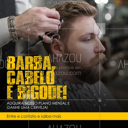 posts, legendas e frases de barbearia para whatsapp, instagram e facebook: Se você é daquele que gosta de dar aquele trato no visual toda semana, temos o pacote perfeito para você! 

Entre em Contrato e saiba mais.  #AhazouBeauty #barba  #barbeiro  #barbeiromoderno  #barbearia  #barbeirosbrasil  #barbershop  #brasilbarbers  #cuidadoscomabarba  #barberShop  #barber  #barberLife 