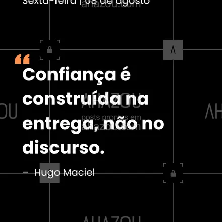 posts, legendas e frases de para whatsapp, instagram e facebook: Promessas não constroem reputação. Entregas sim. 📦💬 #ConfiançaProfissional #AutoridadeVerdadeira