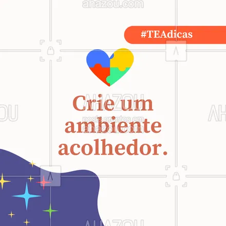 posts, legendas e frases de saúde mental para whatsapp, instagram e facebook: 🏠 Espaços organizados e calmos ajudam crianças com TEA a se sentirem seguras e confortáveis para aprender e se desenvolver.
💡 Que tal experimentar essa dica em casa ou na escola? #saúde #TEA #dicas#Neuropsicopedagogia