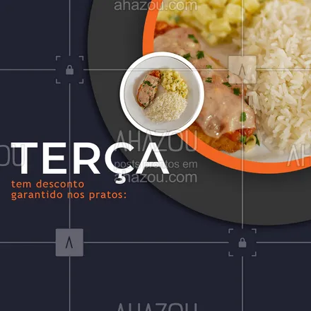 posts, legendas e frases de à la carte & self service para whatsapp, instagram e facebook: Confirmado seu dia de sorte: hoje!🍀
#ahazoutaste #promocional #promocao #terça  #alacarte  #foodlovers  #restaurante  #selfservice 