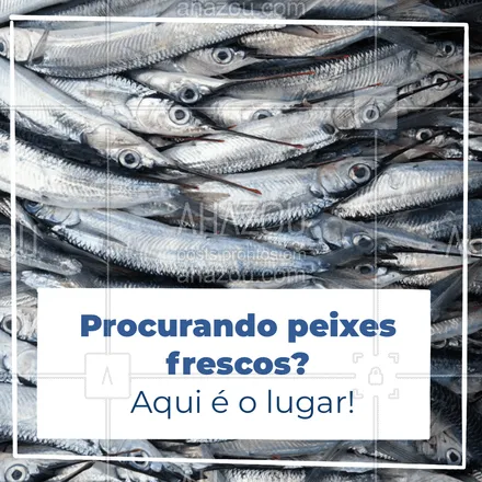 posts, legendas e frases de peixes & frutos do mar para whatsapp, instagram e facebook: Sabor e qualidade para a sua mesa! #ahazoutaste #frutosdomar  #peixes  #pescados 