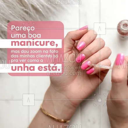 posts, legendas e frases de manicure & pedicure para whatsapp, instagram e facebook: Quem nunca, né? A gente só quer garantir que a unha esteja em dia! 😅😩😂😂
#AhazouBeauty #beleza  #manicure  #nailart  #nailsaloon  #pedicure  #unhas  #unhasdehoje 