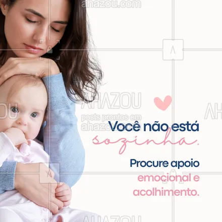posts, legendas e frases de saúde mental para whatsapp, instagram e facebook: A depressão pós-parto é real, e pedir ajuda não é fraqueza — é coragem. 💬
Converse com alguém de confiança e procure um profissional. Você merece cuidado também. 🤱💛 #depressaoposparto #maternidadecomrealidade #voceimporta #psicologiaparamães #maesreais #pospartocomamor