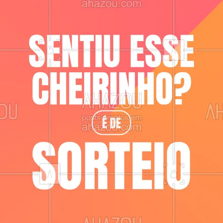 posts, legendas e frases de assuntos variados de gastronomia para whatsapp, instagram e facebook: ?SORTEIO? Espero que você ganhe e sinta o cheiro da nossa comida.? Para participar é simples: ✅ Siga o meu perfil no Instagram ✅ Curta esta foto ✅ Marque 2 amigos nos comentários ❌ Não vale: Marcar perfis comerciais nos comentários, pessoas famosas e/ou fakes ? O sorteio será realizado no dia xx/xx/xxxx, por isso não se esqueça de deixar o seu perfil do instagram aberto nesta data! #ahazoutaste #sorteio #food #gastronomy #instafood #culinaria #cheirodesorteio #ahazoutaste 