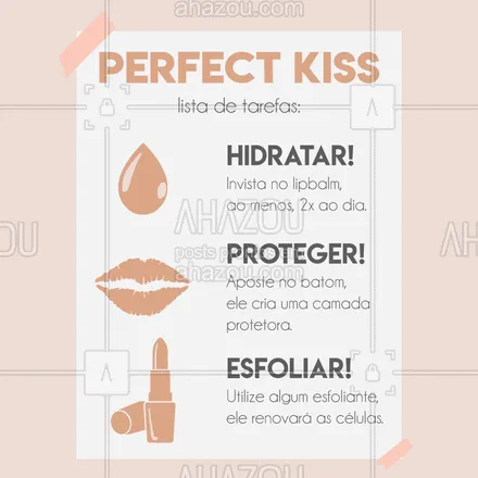 posts, legendas e frases de assuntos gerais de beleza & estética para whatsapp, instagram e facebook: Quer lábios perfeitos?
Siga essas dicas! ?

#lips #perfectlips #perfectkiss #ahazou #labios #cuidados #beleza #braziliangal #bandbeauty
