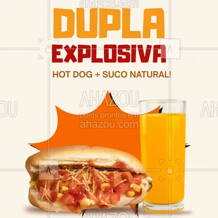 posts, legendas e frases de  para whatsapp, instagram e facebook: Para quem quer matar a fome com sabor e frescor! Combo especial com opção de suco 100% natural ou refrigerante.
📞 Faça seu pedido: [Telefone]
#ComboSaudável #HotDog #SaborQueCuraFome