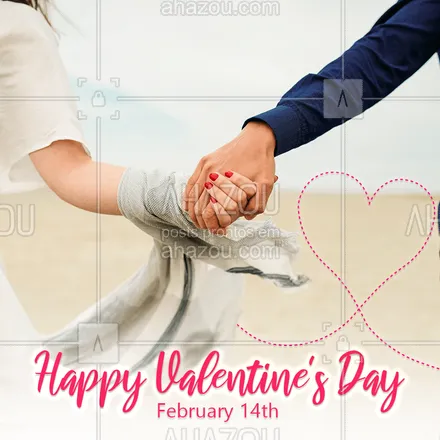 posts, legendas e frases de posts para todos para whatsapp, instagram e facebook: Today is the most romantic day of the year! Happy Valentine's Day ?❤️️ #happyvalentines #ahazou #valentinesday 