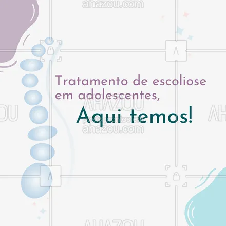 posts, legendas e frases de fisioterapia para whatsapp, instagram e facebook: Um tratamento de qualidade para seu filho, marque seu horário!
#AhazouSaude #convite #tratamento #fisioterapeuta #fisio #qualidadedevida #fisioterapia #escolioseemadolescentes #escoliose