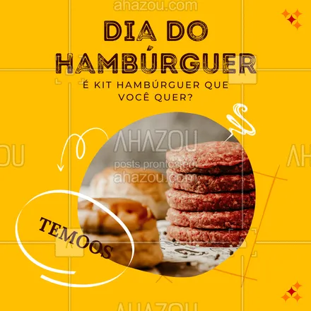 posts, legendas e frases de açougue & churrasco para whatsapp, instagram e facebook: Opaaa, nós temos kit hambúrguer sim, perfeito para você nesse dia especial! Já chama no delivery e peça o seu! ??
#ahazoutaste #hamburguer #burguer #burger #food #comida #diadohamburguer #KitBurger #KitHamburguer #delivery #lanche #ahazoutaste #ahazoutaste #ahazoutaste 