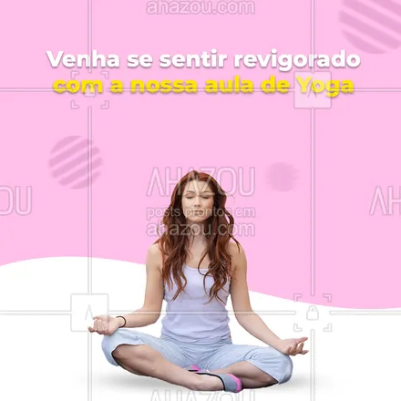 posts, legendas e frases de yoga para whatsapp, instagram e facebook: O Yoga é um grande aliado para sua saúde e bem-estar.
Venha sentir na pele os benefícios, você vai amar.
#AhazouSaude  #yogainspiration  #yoga  #meditation  #yogalife 
