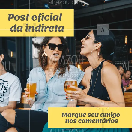 posts, legendas e frases de bares para whatsapp, instagram e facebook: Aproveite e marque o seu amigo que vai te levar pra beber uma breja! ? #bares #ahazoutaste #cerveja