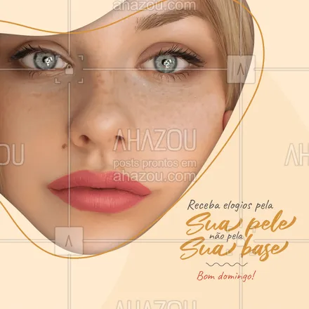 posts, legendas e frases de estética facial para whatsapp, instagram e facebook: Uma pele bem cuidada é uma pele mais saudável e mais bonita, que dispensa tanta make. Que tal começar a cuidar mais da sua pele? 😉
#AhazouBeauty #beleza  #esteticafacial  #bemestar  #limpezadepele  #peeling  #saúde  #skincare 