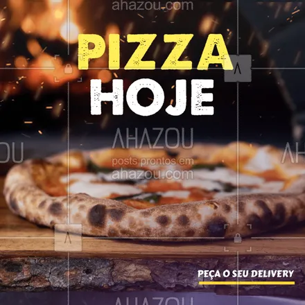 posts, legendas e frases de pizzaria para whatsapp, instagram e facebook: Para você que acordou hoje já pensando em comer aquela pizza deliciosa, então vem com a gente dar uma olhadinha no nosso cardápio e se deparar com inúmeras opções de sabores, uma mais gostosa do que a outra. Não perca mais tempo e peça já a sua pelo nosso delivery! ??

#PIZZAHOJE #PIZZASEMPRE #DUPLOSABOR #AHAZOUTASTE