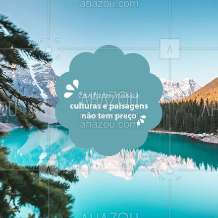 posts, legendas e frases de agências & agentes de viagem para whatsapp, instagram e facebook: Só quem é apaixonado por viajar, entende! 🥰 #AhazouTravel #viajar #paisagens #culturas #frase #trip #viagem #viagens