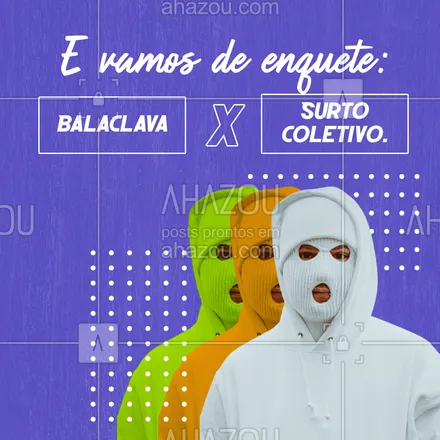 posts, legendas e frases de acessórios para whatsapp, instagram e facebook: Super hypado na gringa as balaclavas tem feito a cabeça das influencers. Mas você acha que essa moda é trend ou apenas um suto coletivo? Deixe sua opinião nos comentários, queremos saber 👀. #acessorios #estilo #fashion #tendencia #AhazouFashion #enquete #balaclava #moda