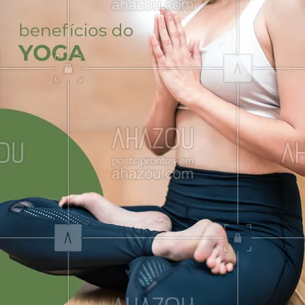 posts, legendas e frases de yoga para whatsapp, instagram e facebook: O yoga traz diversos benefícios para a saúde, tanto de mulheres quanto de homens, porque trabalha o corpo e a mente de forma interligada, com exercícios que auxiliam para o controle do estresse, ansiedade, dores no corpo e na coluna, além de melhorar o equilíbrio e facilitar o emagrecimento. 

Para se aproveitar todos os benefícios desta atividade, são necessários, pelo menos, 3 meses de prática, pois, a pessoa adquire consciência corporal e passa a controlar melhor a mente para que ela influencie o corpo e, assim, todo o organismo trabalhe de forma harmônica e equilibrada.  

Assim, alguns dos benefícios que o yôga pode trazer para a saúde, são:

- Diminui o estresse e ansiedade
- Promove condicionamento físico
- Facilita o emagrecimento
- Alivia dores corporais
- Controla a pressão e os batimentos cardíacos
- Melhora o sono
- Melhora o prazer no contato íntimo

E aí, vamos nos exercitar?

Fonte: @tuasaude

#ahazou #saude #yoga #exercício #corpo #dicas
