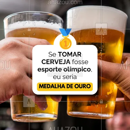 posts, legendas e frases de assuntos variados de gastronomia para whatsapp, instagram e facebook: Quem também seria medalha de ouro nesse esporte cometa 🍺 nos comentários.

E se você quer manter seu Primeiro lugar no pódio 🥇, aproveite para vir nos visitar e saborear aquela cervejinha bem gelada 🤣

#ahazoutaste #culinaria  #foodie  #gastronomia  #gastronomy #olímpiadas2024