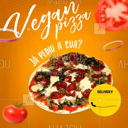 posts, legendas e frases de pizzaria, saudável & vegetariano para whatsapp, instagram e facebook: Hoje é dia de Vegan Pizza! ?
Peça a sua XXXX-XXXX! ? #ahazoutaste #pizzaria #pizza #vegan #veggie #crueltyfree #pizzalovers #vegetariano #vegan #veganpizza #govegan #ahazoutaste #ahazoutaste 