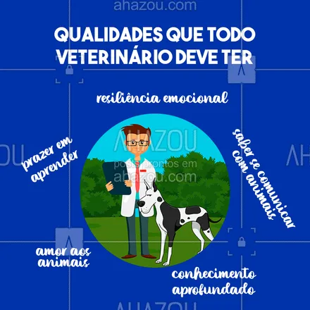 posts, legendas e frases de veterinário para whatsapp, instagram e facebook: Ser um veterinário é cuidar de cada animal com todo amor e responsabilidade do mundo. ❤️? #veterinario #ahazoutaste #veterinaria #animais #Pets