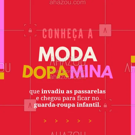 posts, legendas e frases de moda infantil para whatsapp, instagram e facebook: 🍭 Afinal, o que é essa tal Moda Dopamina?

Parece assunto de aula de biologia, e é. A dopamina é um neurotransmissor responsável por nos dar a sensação de prazer e felicidade. 🤩

A ideia da Moda Dopamina é unir a ciência e as roupas, justamente para usar o poder das cores como influenciadora na produção de dopamina no nosso cérebro.  

ARRASTA PARA O LADO para saber mais sobre essa tendência que tem tudo para ficar reinando nos looks dos pequenos. 👧🧒

#ModaDopamina #ModaInfantil #AhazouFashion #Moda #Crianças #RoupasInfantis #ModaKids #Menino #Menina #Tendências #NovidadesModa #Novidades 