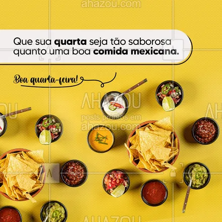 posts, legendas e frases de cozinha mexicana para whatsapp, instagram e facebook: E se você precisar deixar seu dia mais gostoso, já sabe onde pedir sua mexicana! 😍
#ahazoutaste #comidamexicana  #cozinhamexicana  #nachos  #texmex  #vivamexico 