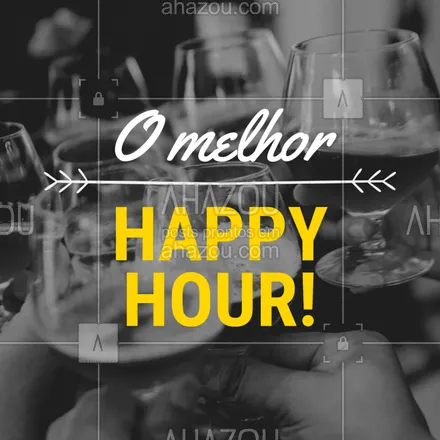 posts, legendas e frases de bares para whatsapp, instagram e facebook: Chama os amigos e pode chegar para o melhor Happy Hour! #bar #drinks #ahazoualimentacao #happyhour