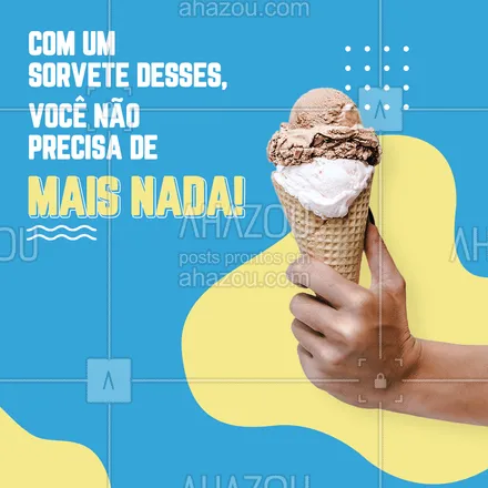 posts, legendas e frases de gelados & açaiteria para whatsapp, instagram e facebook: Se refresque e se delicie com nossos sorvetes! #sorvete #gelados  #ahazoutaste #sorveteria  #icecream 