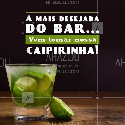 posts, legendas e frases de bares para whatsapp, instagram e facebook: Todo mundo ama, todo mundo quer! Vem pra cá! #ahazoutaste #bar #mixology #pub #cocktails #lounge #drinks #caipirinha #bebida #borabeber #limão