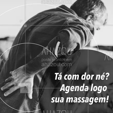 posts, legendas e frases de massoterapia para whatsapp, instagram e facebook: Tá esperando o que?! ? #massoterapi #ahazou #massagem